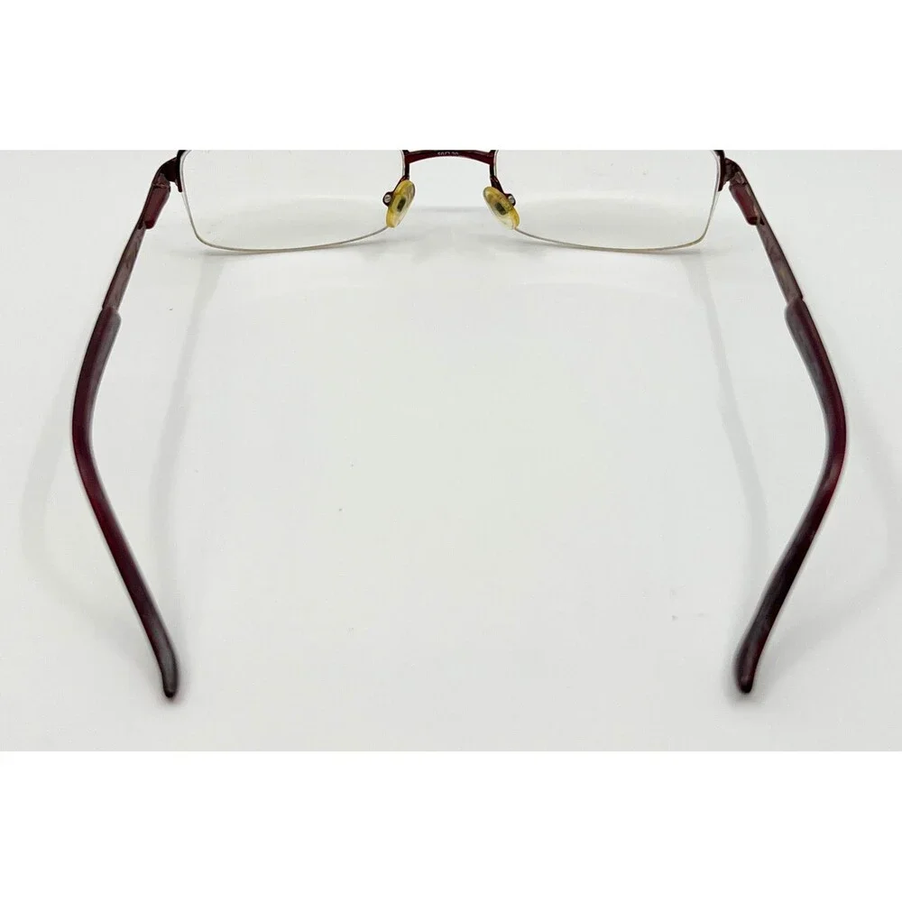 Oscar de la Renta Eyeglasses Womens Burgundy OSL707 Semi-Rimless 50-17-130